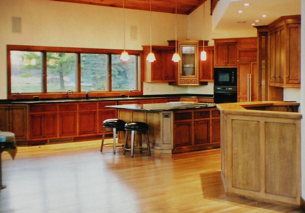 Kitchen and Bar by Nolan Wallenfang Custom Woodwork, Green Lake Wisconsin